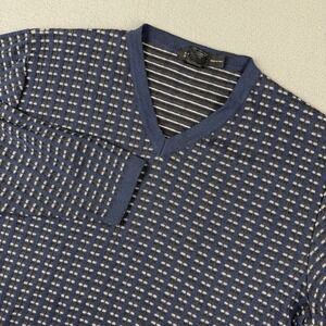 Barney's New York Striped Pullover Sweater‎ Wool Acrylic Blend Size Medium Italy